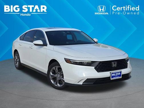 Platinum White Pearl 2024 Honda Accord EX