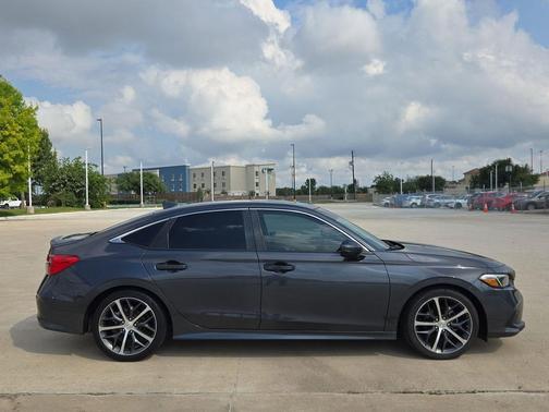 Gray 2022 Honda Civic Touring