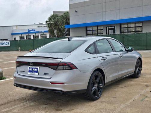 Solar Silver Metallic 2026 Honda Accord Hybrid Sport-L