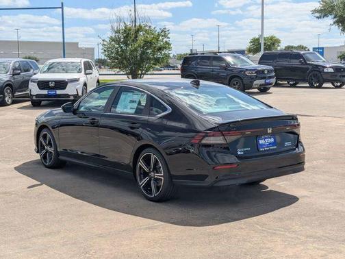 Black 2025 Honda Accord Hybrid Sport