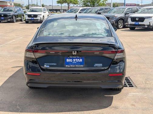 Black 2025 Honda Accord Hybrid Sport