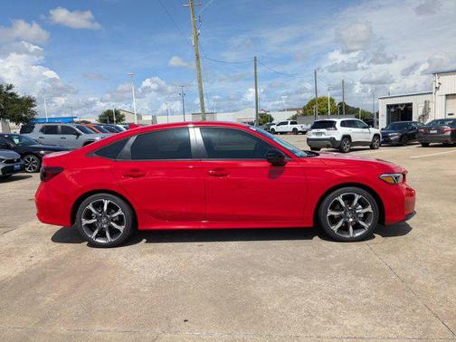 Rallye Red 2026 Honda Civic Hybrid Sport Touring