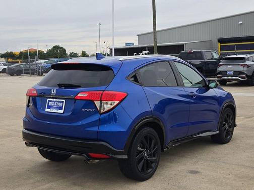 Aegean Blue Metallic 2021 Honda HR-V 2WD Sport