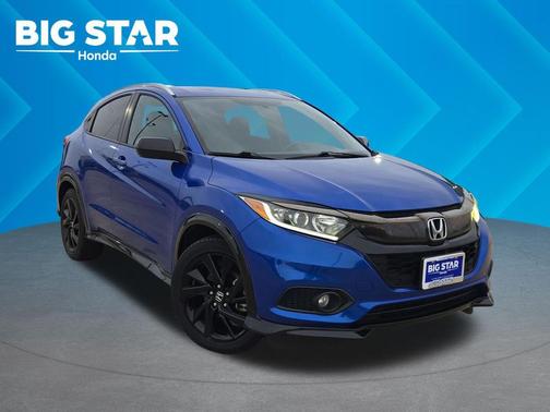 Aegean Blue Metallic 2021 Honda HR-V 2WD Sport