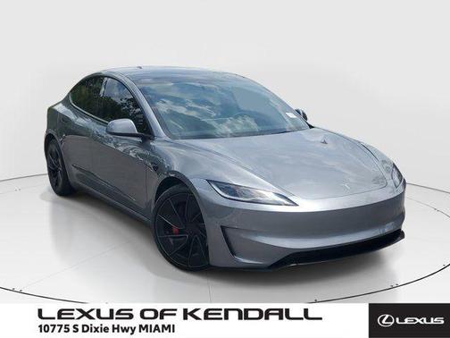 Gray 2024 Tesla Model 3 Performance