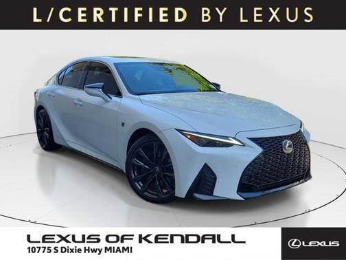 Ultra White 2025 Lexus IS 350 F SPORT Design