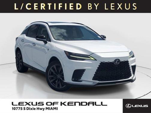 Ultra White 2024 Lexus RX 350 F SPORT Handling