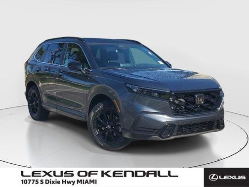Meteorite Gray Metallic 2025 Honda CR-V Hybrid Sport