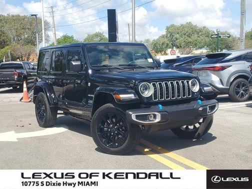 Black Clearcoat 2024 Jeep Wrangler 4xe Sahara