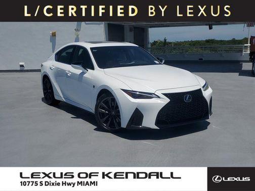 Ultra White 2025 Lexus IS 350 F SPORT Design