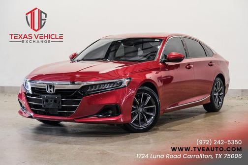 Radiant Red Metallic 2021 Honda Accord EX-L 1.5T