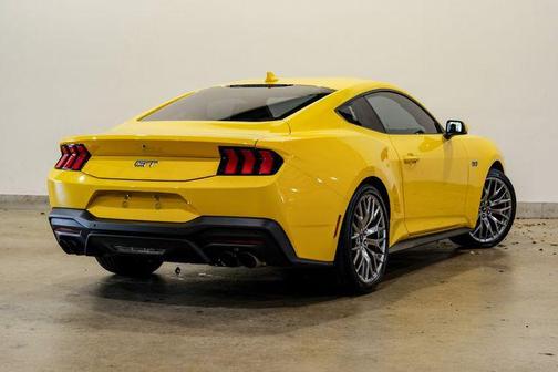 Yellow Splash Metallic Tri-coat 2024 Ford Mustang GT Premium