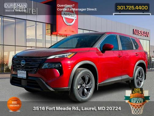 Scarlet 2026 Nissan Rogue SV