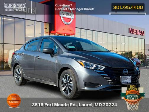 Gun Met 2025 Nissan Versa 1.6 SV