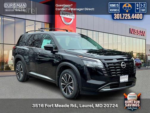Super Black 2026 Nissan Pathfinder Platinum