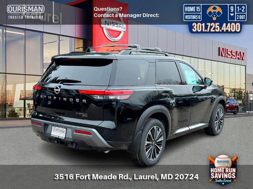 Super Black 2026 Nissan Pathfinder Platinum