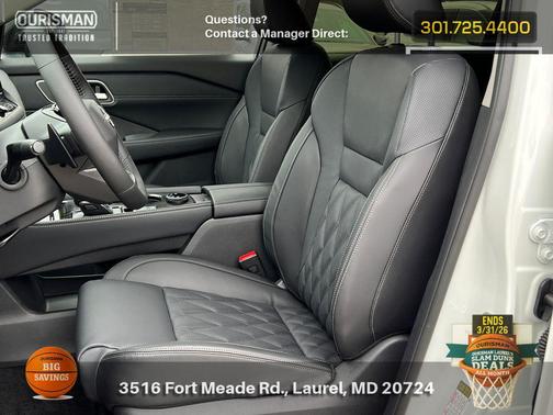 White Pearl 2026 Nissan Rogue Platinum