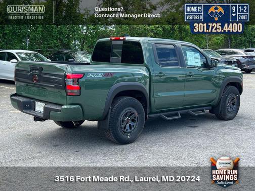 Tactical Green Metallic 2026 Nissan Frontier PRO-4X