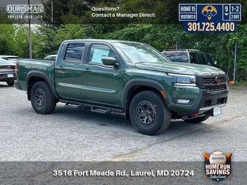 Tactical Green Metallic 2026 Nissan Frontier PRO-4X