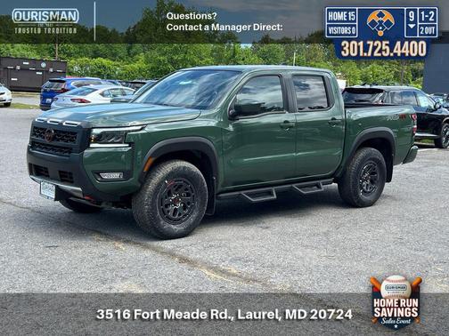 Tactical Green Metallic 2026 Nissan Frontier PRO-4X