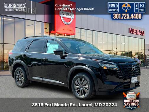 Super Black 2026 Nissan Pathfinder SV