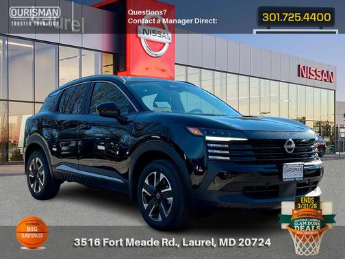 Super Black 2026 Nissan Kicks SV