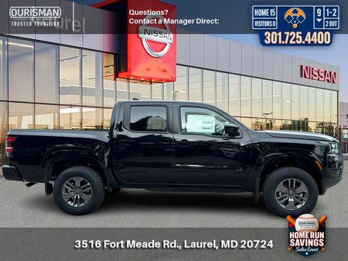 Super Black 2026 Nissan Frontier SV