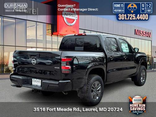 Super Black 2026 Nissan Frontier SV