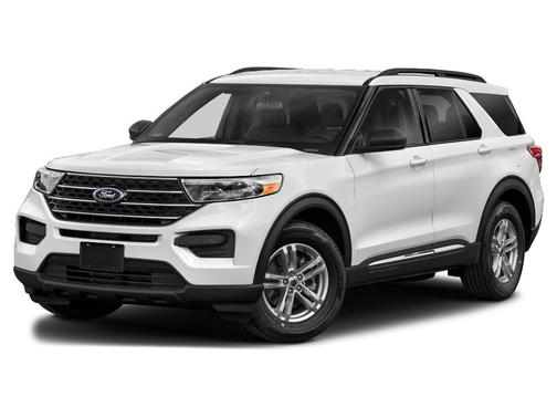 Oxford White 2021 Ford Explorer XLT