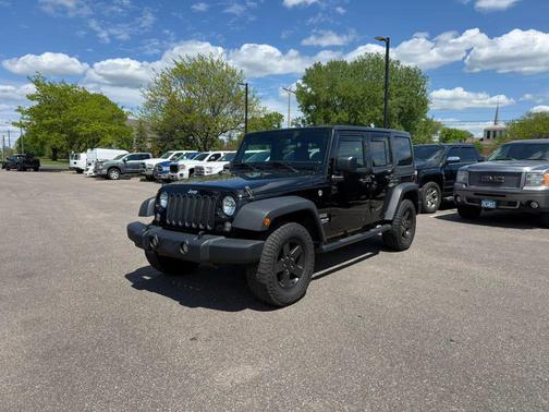 Black 2016 Jeep Wrangler Unlimited Sport
