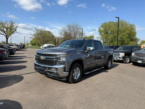 Gray 2021 Chevrolet Silverado 1500 LT