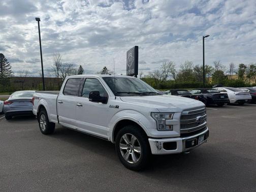 White 2016 Ford F-150 Platinum