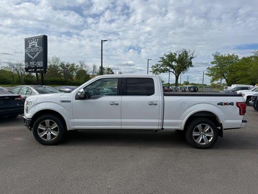 White 2016 Ford F-150 Platinum