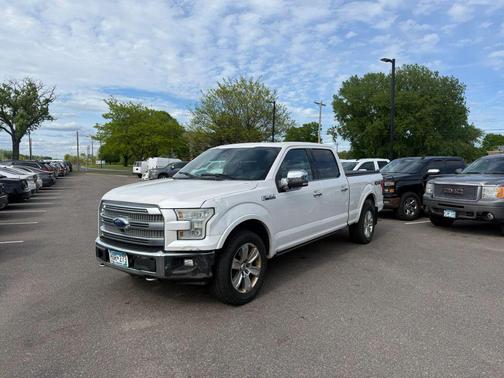 White 2016 Ford F-150 Platinum