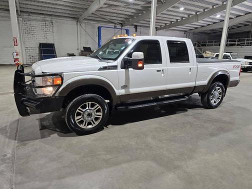 White Platinum Clearcoat Metallic 2015 Ford F-250 King Ranch