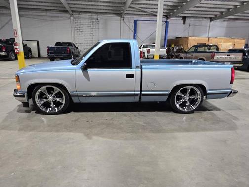 Light Blue 1989 Chevrolet Pickup Truck Base