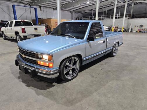 Light Blue 1989 Chevrolet Pickup Truck Base