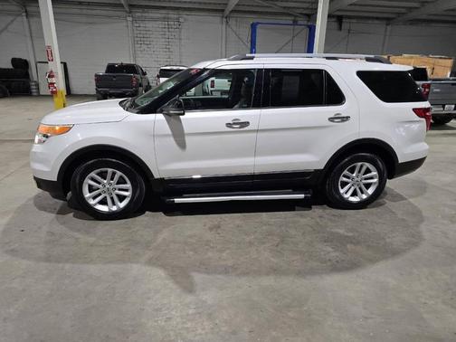White Platinum Clearcoat Metallic 2015 Ford Explorer XLT