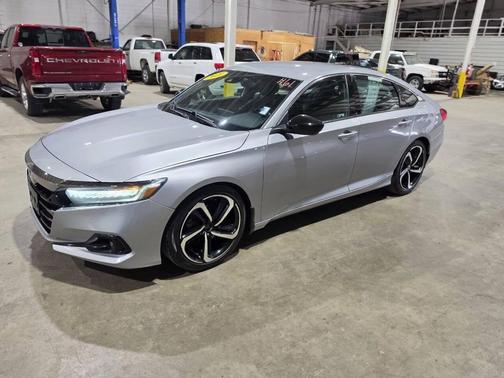 Lunar Silver Metallic 2021 Honda Accord Sport SE 1.5T