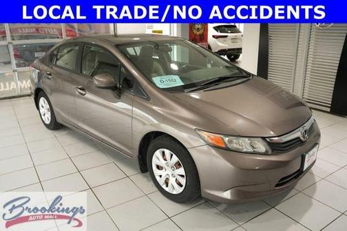 Polished Metal Metallic 2012 Honda Civic LX