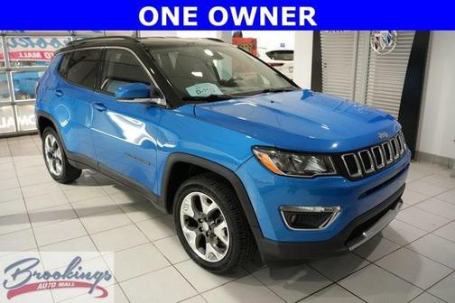 Laser Blue Pearlcoat 2019 Jeep Compass Limited