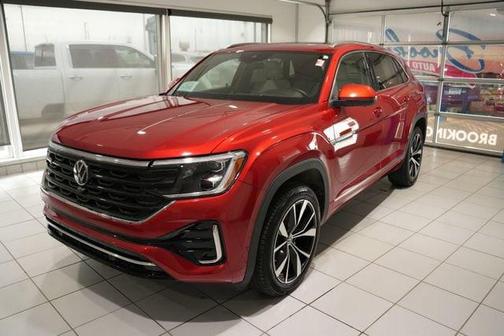 Aurora Red Metallic 2025 Volkswagen Atlas Cross Sport 2.0T SEL Premium
