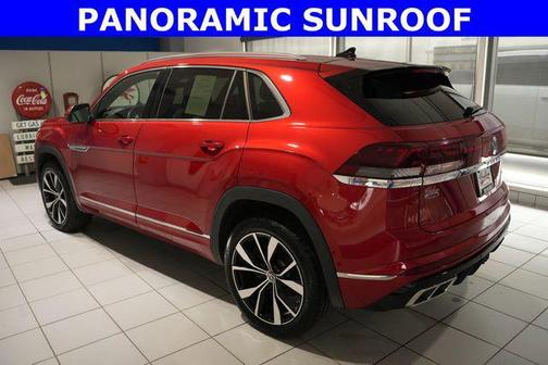 Aurora Red Metallic 2025 Volkswagen Atlas Cross Sport 2.0T SEL Premium