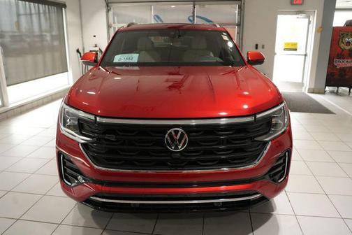 Aurora Red Metallic 2025 Volkswagen Atlas Cross Sport 2.0T SEL Premium