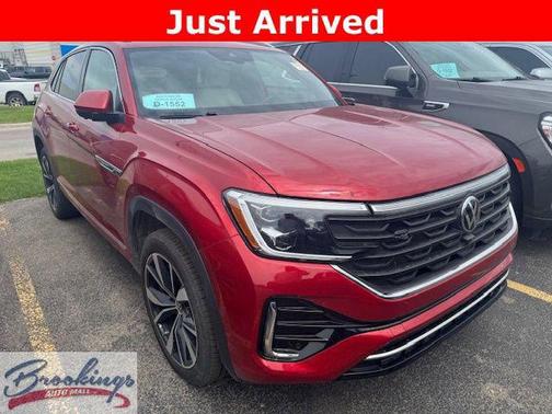 Aurora Red Metallic 2025 Volkswagen Atlas Cross Sport 2.0T SEL Premium