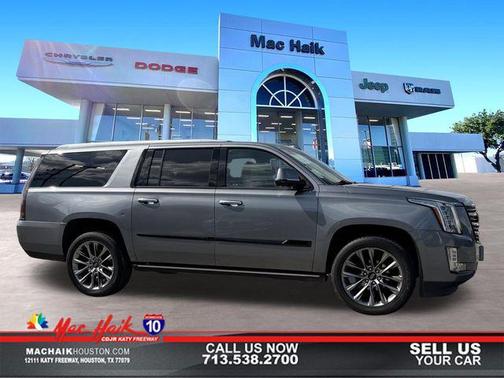 Satin Steel Metallic 2019 Cadillac Escalade ESV Platinum