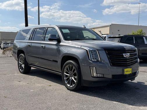 Satin Steel Metallic 2019 Cadillac Escalade ESV Platinum