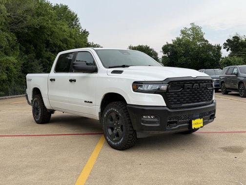 Bright White Clearcoat 2026 RAM 1500 Warlock Crew Cab 4x4 5'7' Box