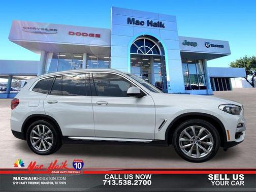 White Metallic 2019 BMW X3 sDrive30i