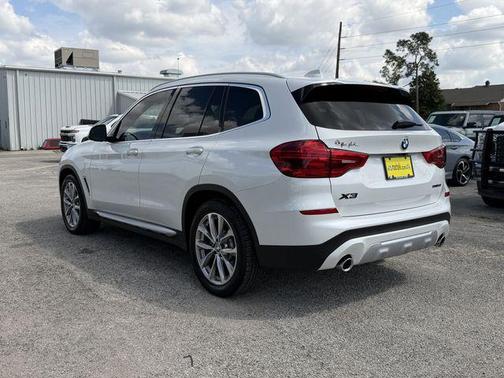 White Metallic 2019 BMW X3 sDrive30i